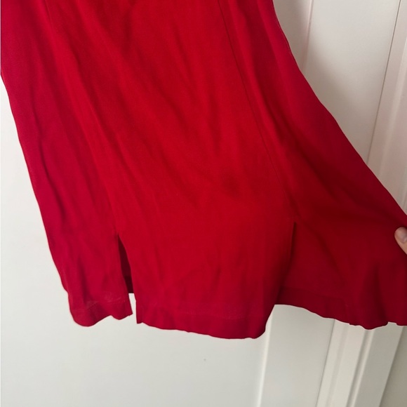 Reformation Red Babe Dress Size 6 - Picture 7 of 8